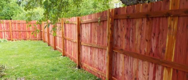 premium eastern red cedar privacy fence