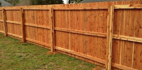 premium eastern red cedar wood privacy fence