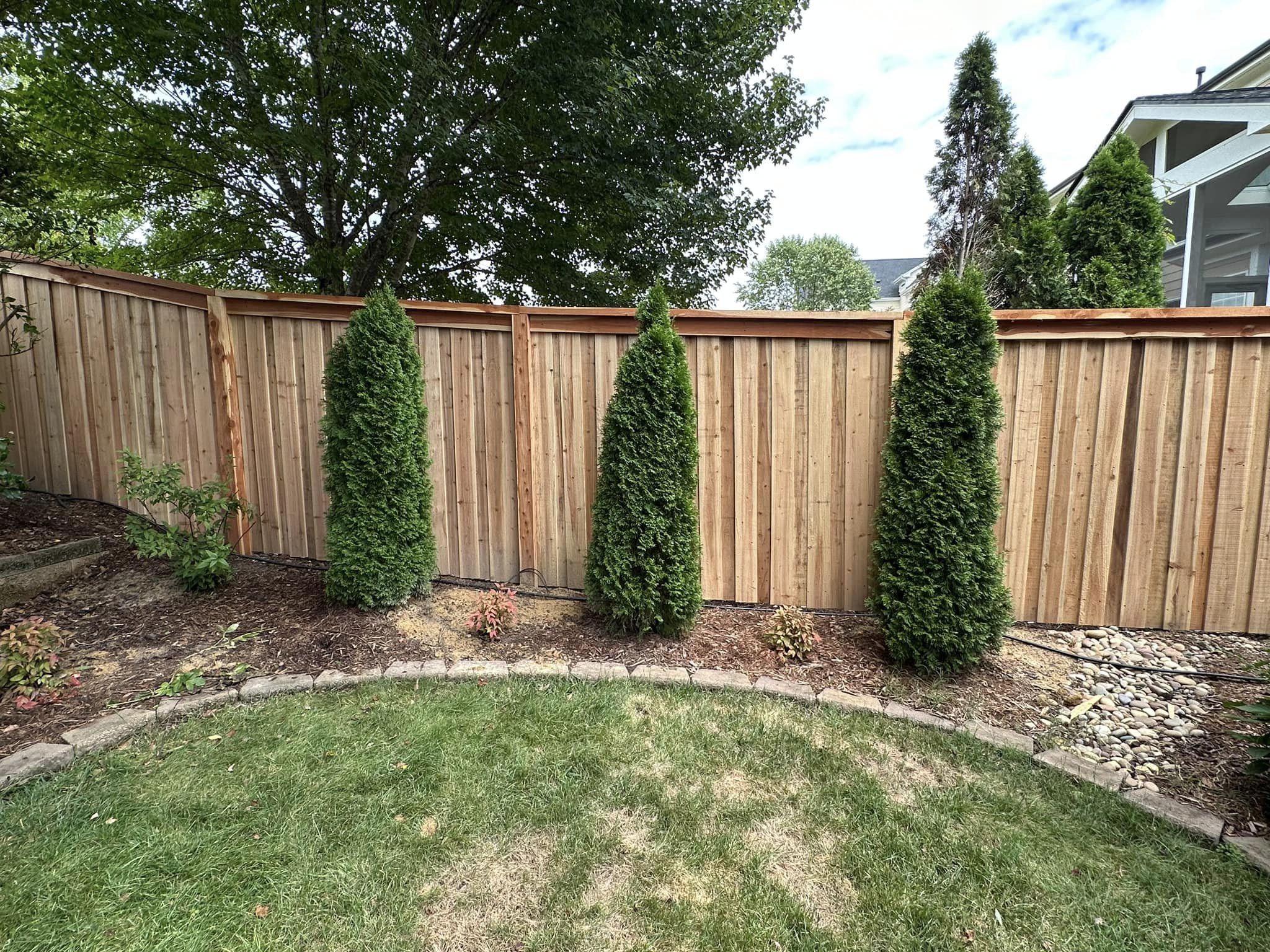 Wood Privacy fence